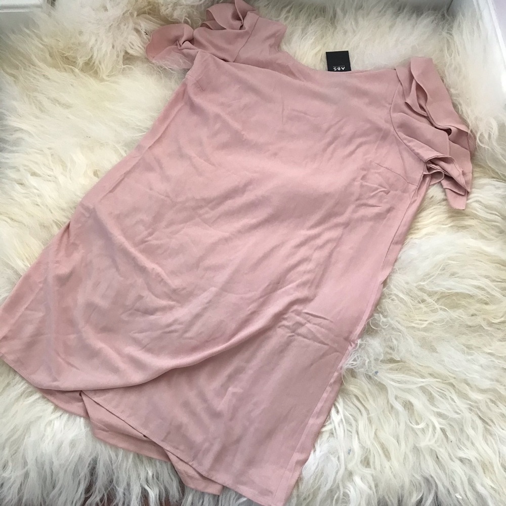 ABS Collection Ruffle Trim Dress - Picture 2 of 8
